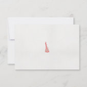 Carte De Remerciements dessin d'un oiseau avec des fleurs dessus (Devant)