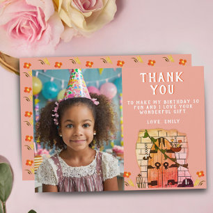 Carte De Remerciements Dessin Fairy Tale Door Flower Photo Anniversaire