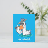 Carte De Remerciements dessin humoristique du patron de canard (Debout devant)