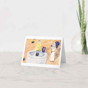 Carte De Remerciements Dessiner L'Eau 💧 Du Puits