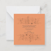 Carte de remerciements d'été Tropical Beach Boho (Dos)