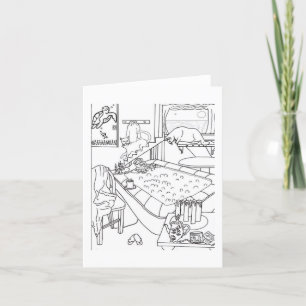 Carte De Remerciements Détente Avec Chats 🐈 🐈 ⬛