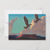 Carte De Remerciements Deux aigles par Maynard Dixon (Devant)