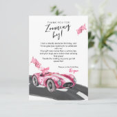 Carte De Remerciements Deux Anniversaires Rapides  (Debout devant)