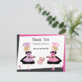 Carte De Remerciements Deux biscuits cuits à la cuisson ! (Debout devant)