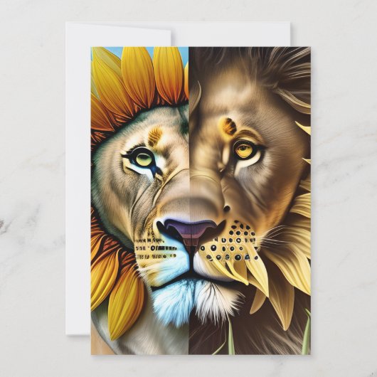 Carte De Remerciements Deux facettes du triptyque de l'amour (Devant)