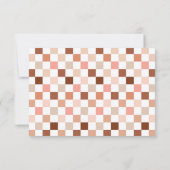 Carte De Remerciements Deux filles Cool super À damiers 2e anniversaire (Dos)