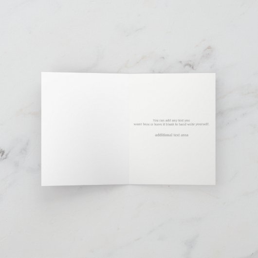 Carte De Remerciements Deux pièces Gay Ananas Tiki Head Mariage rétro (Intérieur)