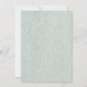 Carte De Remerciements Déversement de vague de mer côtière de mariage (Dos)