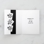 Carte de remerciements d'exécution inter-pays (Intérieur)