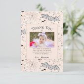 Carte de remerciements d'Halloween de chauve-souri (Debout devant)