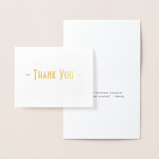 Carte de remerciements d'huile pliée du message in (Affichage)