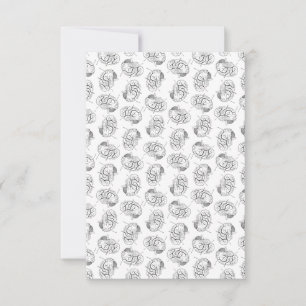 Carte De Remerciements Diagrammes cérébraux Vintage Art PERSONNALISÉ COUL