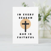 Carte De Remerciements Dieu est fidèle (Debout devant)