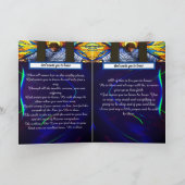 Carte De Remerciements Dieu veut que tu saches (Intérieur)