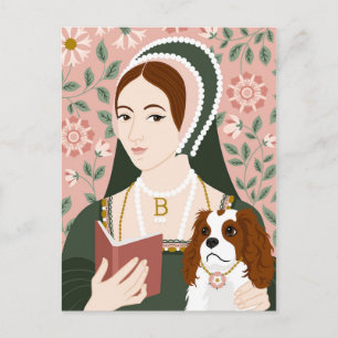 Carte de remerciements d'illustration Anne Boleyn