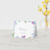 Carte de remerciements d'illustration florale (Fleur jaune)