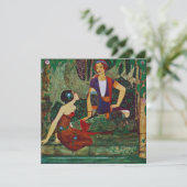 Carte de remerciements d'illustration vintage Cram (Debout devant)