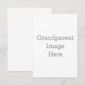 Carte de remerciements simple 8.9 cm x 12.7 cm (Devant / Derrière)