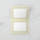 Carte de remerciements d'impression de Chevron de (Intérieur)