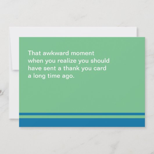 Carte de remerciements d'instant difficile - Merci (Devant)