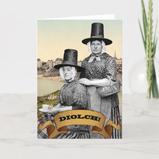 Carte De Remerciements Diolch