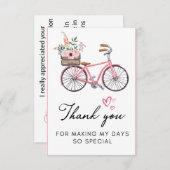 Carte De Remerciements Diplôme (Devant / Derrière)