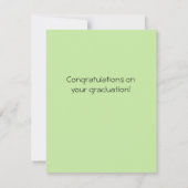 Carte De Remerciements Diplôme avec des ballons pour filles (Dos)