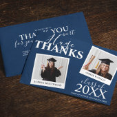 Carte De Remerciements Diplôme conjoint | 2 Photo