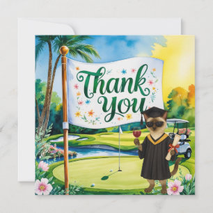 Carte De Remerciements Diplôme de golf