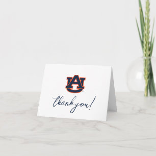 Carte De Remerciements Diplôme de l'Université d'Auburn   Auburn Tigers