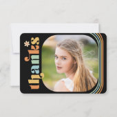 Carte De Remerciements Diplôme photo Boho Retro (Devant)