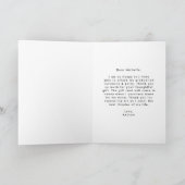 Carte De Remerciements Diplôme photo en pointillé moderne (Intérieur)