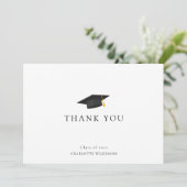 Carte De Remerciements Diplôme photo simple 2025 (Debout devant)