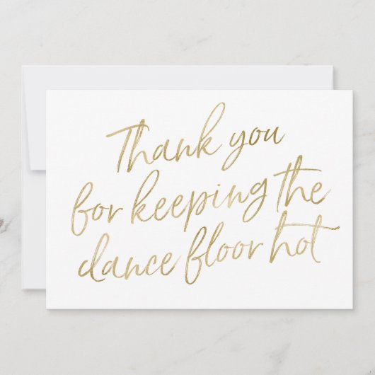 Carte De Remerciements DJ "Merci", musicien, groupe (Devant)