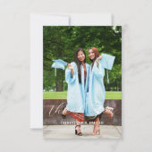 Carte de remerciements d'obtention d'un baccalauré (Devant)