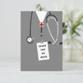 Carte De Remerciements Docteur (Debout devant)