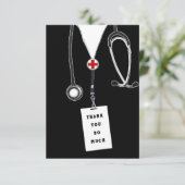 Carte De Remerciements Docteur (Debout devant)