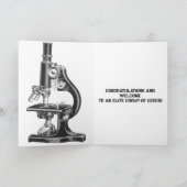 Carte De Remerciements Docteur ès sciences Scientifique Science folle Vin (Intérieur)