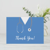 Carte De Remerciements Docteur et infirmière (Debout devant)