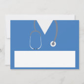 Carte De Remerciements Docteur et infirmière (Dos)