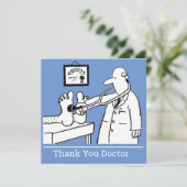 Carte De Remerciements Docteur Merci. (Debout devant)
