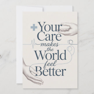 Carte De Remerciements Doctor Thank You Card