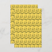 Carte De Remerciements dollar or (Devant / Derrière)