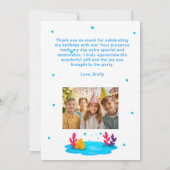 Carte De Remerciements Dolphin Sea Animals Birthday 2 Photo  (Dos)