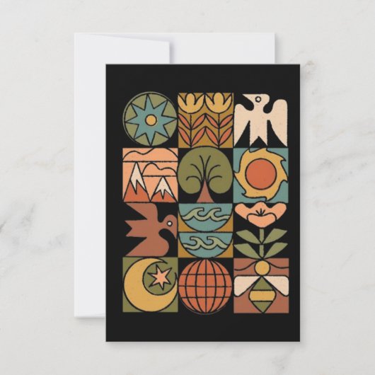 Carte De Remerciements Domaine terrestre (Devant)