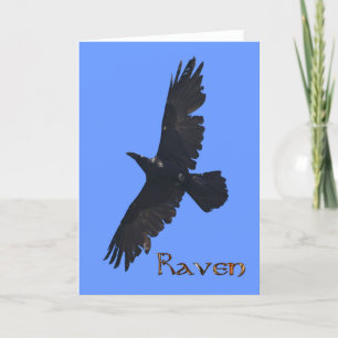 Carte De Remerciements Don photo Wild Raven Wildlife