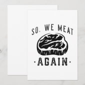 Carte De Remerciements Donc nous mangeons à nouveau (Devant / Derrière)