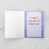 Carte De Remerciements Donkey Party Centre (Intérieur)