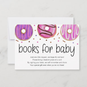 Carte De Remerciements Donut Baby Sprinkle Livres pour Baby Card
